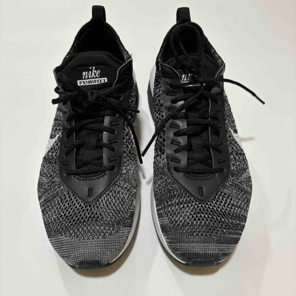 Nike Air Max Flyknit Racer - Black/White - Size 7.5 Women's - DM9073-001 - Picture 3 of 13